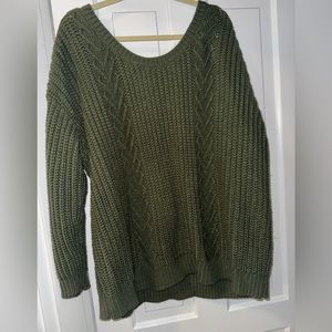 Olive green sweater